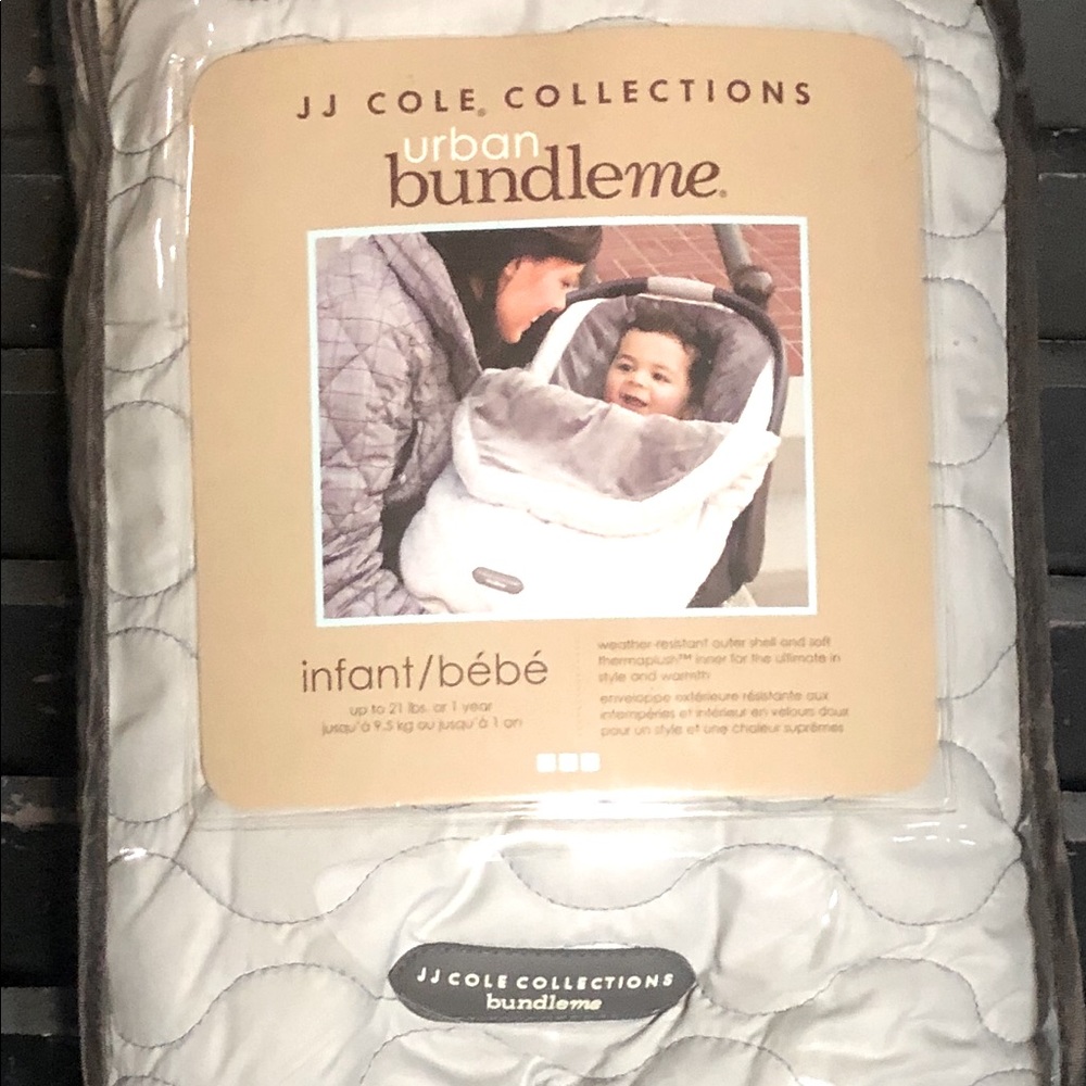 JJ Cole Collection Urban BundleMe Car Seat Cover Gray